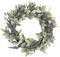 20" Spring Lavender Wreath for Front Door - Spring Door Wreath with Purple Floral Design, Lambs Ear, Wall Hanging for Farmhouse Décor, Indoor Outdoor Use, Party & Holiday